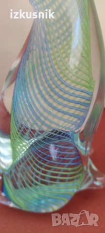 Феерична ретро котка от муранско стъкло, снимка 8 - Колекции - 53154531