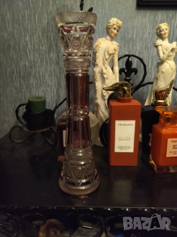 АРТ ДЕКО изумителна кристална ваза , снимка 3 - Декорация за дома - 42735836