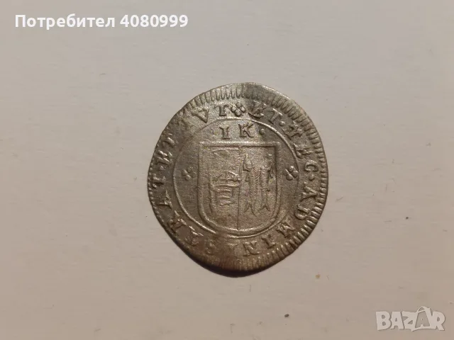 WÜRTTEMBERG KREUZER 1693 Frederick Charls, снимка 3 - Нумизматика и бонистика - 56076464