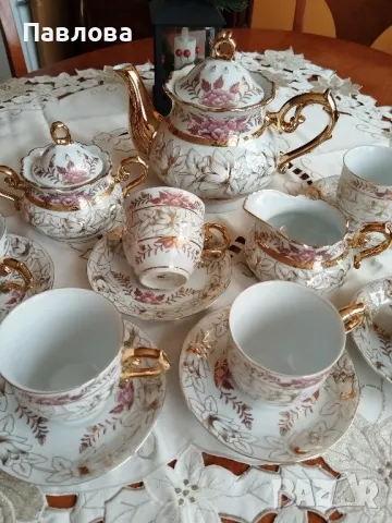 порцеланов сервиз за чай Тhun, снимка 5 - Сервизи - 48374850