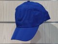 Нова изчистена дишаща шапка с козирка в син цвят, шушляк, снимка 5