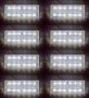 Диодни LED ЛЕД габарити за камион с 12 диода , БЕЛИ , 12-24V , снимка 3