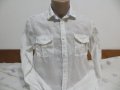 Мъжка риза с дълъг ръкав от лен Zara