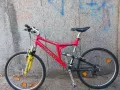 26цола алуминиев велосипед с 24скорости палцови команди усилени капли амортисьори предни и заден , снимка 2