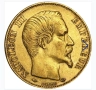 Златна монета 20 франка Наполеонlll, снимка 1