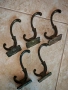 Пет Старинни Бронзови Закачалки 10 см., снимка 4