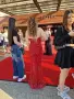 Червена бална рокля - тип русалка, снимка 10