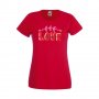 Дамска тениска Свети Валентин Love 2, снимка 5