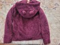 Пухен суитчър с качулка с уши р-р 146/152, снимка 6