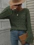 Дамски свободен пуловер с кръгло деколте, 3цвята - 023, снимка 11