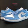 Nike Air Jordan 1 Low UNC Нови Обувки Маратонки Размер 40 Сини Shoes Sneakers Blue Sky, снимка 2