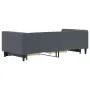 vidaXL Дневно легло с уширение и чекмеджета, без матрак, 90x200 см, снимка 5