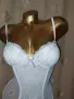 PALMERS 75 C Бял корсет с жартиери за чорапи , снимка 6