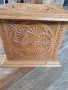 Стара холандска резбована мебел, отоплител за крака , снимка 5