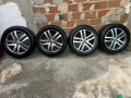 Оригинални джанти за VW 5x112 с гуми Hankook 205/55/16, снимка 1