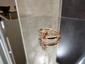 CARTIER Nail Juste un Clou Classic Rose Gold Diamonds Пръстен Пирон, снимка 5