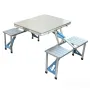 § Нови  Алуминиева сгъваема маса с 4 стола за пикник ,85x67x67 см тип куфар от ВНОСИТЕЛ, снимка 8