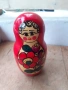 Матрьошка стара руска дарвена кукла 2 в 1, снимка 1