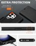 Калъф SHIELDON за Galaxy S24 Ultra 6.8" от естествена кожа, защитен, удароустойчив, зърнесто черно, снимка 7