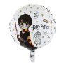 Хари Потър harry potter бял кръгъл фолио фолиев балон хелий или въздух парти, снимка 1 - Други - 40265140