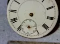 МЕХАНИЗЪМ от РЯДЪК СТАР ШВЕЙЦАРСКИ ДЖОБЕН ЧАСОВНИК с ПОРЦЕЛАНОВ РИМСКИ ЦИФЕРБЛАТ 25772, снимка 5