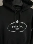 Prada Черно Мъжко Худи🔝Мъжки Черен Суитшърт С Качулка Код Mens P.209, снимка 2