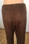 С / М Нов Дамски Панталон Yansi Fugel Имитира Велур Кафяв Есенен Зимен, снимка 17