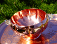 Медна захарница,чаша Venetian Copper Канада. , снимка 1 - Антикварни и старинни предмети - 36470456