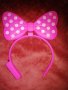 Нова светеща диадема за коса ,, Мини Маус,,+ПОДАРЪК още една диадема черна с ушички , снимка 6