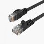 Кабел за Лан мрежа 8м. Плосък Orico PUG-C6B-80-BK Черен RJ45 Cat.6 Flat Gigabit Ethernet Cable