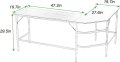 Офис / ученическо / геймърско бюро CZKLD-LD-B, снимка 2
