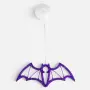 Halloween висящ прилеп с 16 лилави LED светлини – 10x25 cm, снимка 2